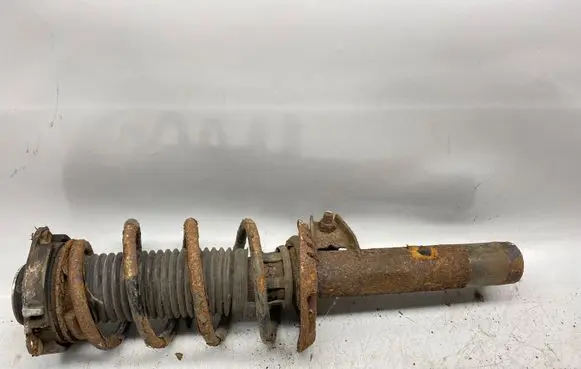 Front shock absorber with coil spring