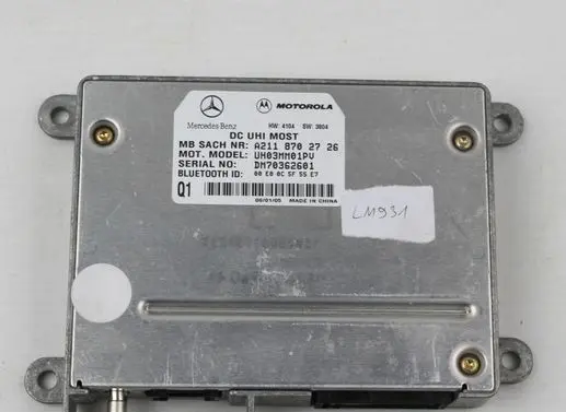 Mercedes-Benz E W211 Bluetooth control unit module A2118702726