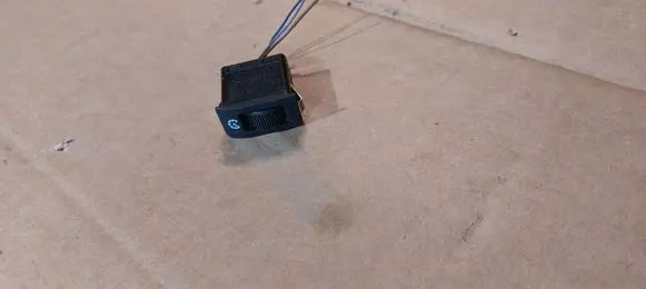 Panel lighting control switch