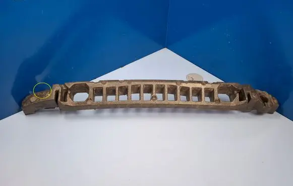 Volkswagen PASSAT B8 Front bumper foam support bar 3G0807251D