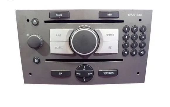 Opel Zafira B Radio/CD/DVD/GPS head unit 