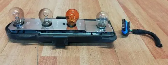 Mercedes-Benz ML W163 Tail light bulb cover holder A1638200177