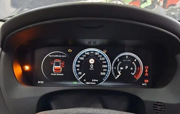 Jaguar F-Pace Speedometer (instrument cluster) HK8310849LD IMPRK1577285