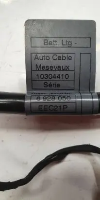 BMW 7 E65 E66 Negative earth cable (battery) 6907516 6928050