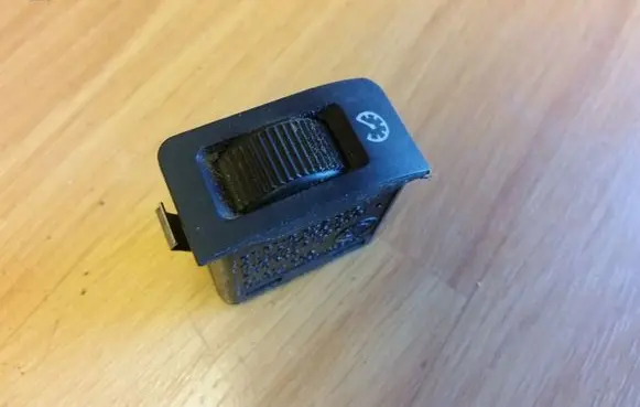 Panel lighting control switch