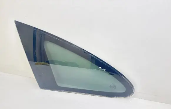 Rear vent window glass