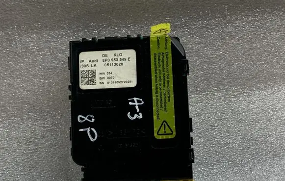 Audi A3 S3 8P Other control units/modules 8P0953549E 01019052720281 05113628