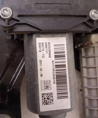 Chevrolet Volt I Hand brake control module 20897171 A2C53394942