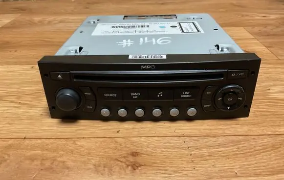 Citroen C4 I Radio/CD/DVD/GPS head unit 9666403077 D4N1MP3 96664030XT