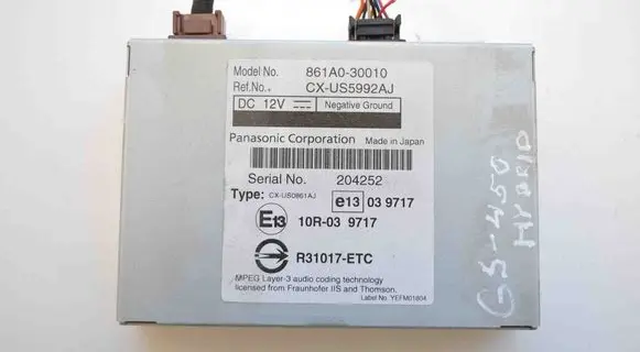 Lexus GS 300 350 430 450H Other devices 861A030010