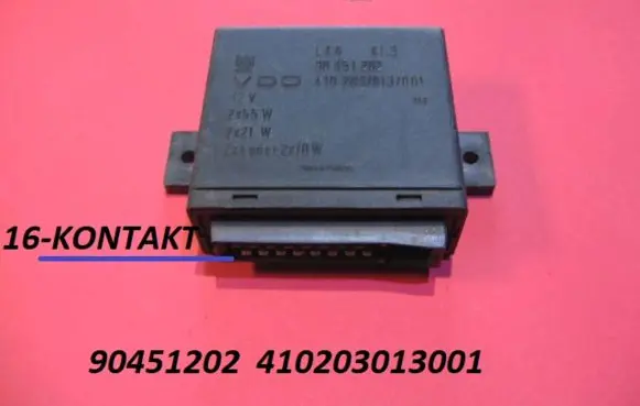 Opel Omega B1 Light relay 90451202 410203013001