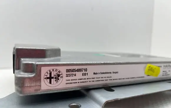 Alfa Romeo Stelvio Sound amplifier 00505489710