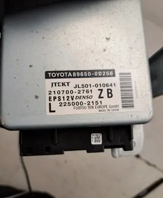 Toyota Yaris Power steering control unit/module 896500D256