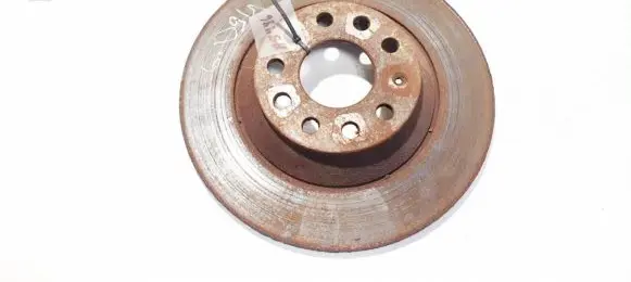 Audi A6 S6 C6 4F Rear brake disc neventiliuojamas