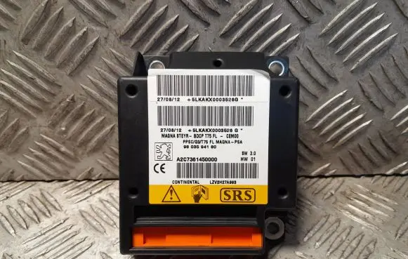 Peugeot RCZ Airbag control unit/module 9803594180 A2C7361450000 L2V2H27A993