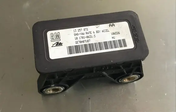 Opel Astra H ESP acceleration yaw rate sensor 13257072