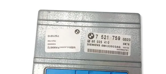 BMW 3 E46 Gearbox control unit/module 24607521759 7521759