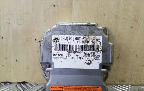 Volkswagen Touareg I Airbag control unit/module 7L0959655 0285001991