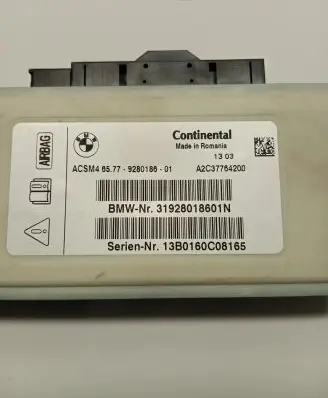 BMW 5 F10 F11 Airbag control unit/module 65779280186 3192801860