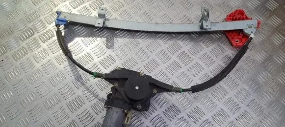 Sliding door window regulator with motor