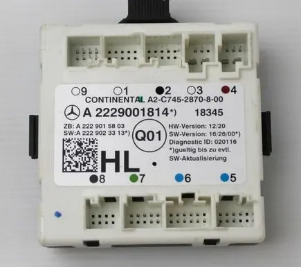 Mercedes-Benz C W205 Door control unit/module A2229001814