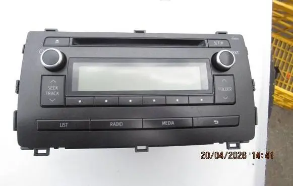 Toyota Auris E180 Radio/CD/DVD/GPS head unit 8612002880 115821 CQJS72F0AE