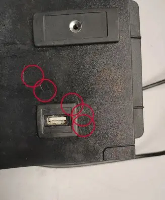 Mercedes-Benz A W176 AUX in-socket connector A2468230411
