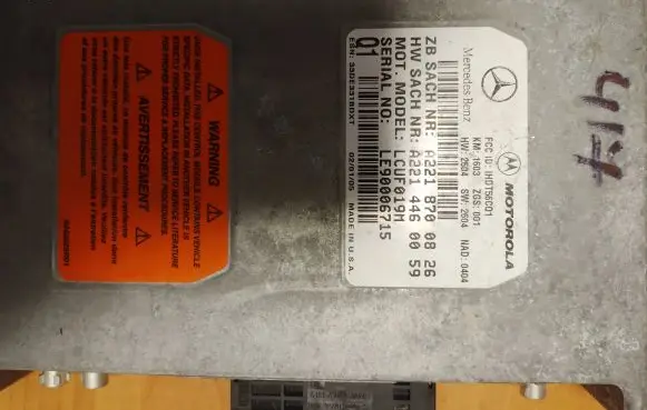 Mercedes-Benz ML W164 Phone control unit/module A2218700826