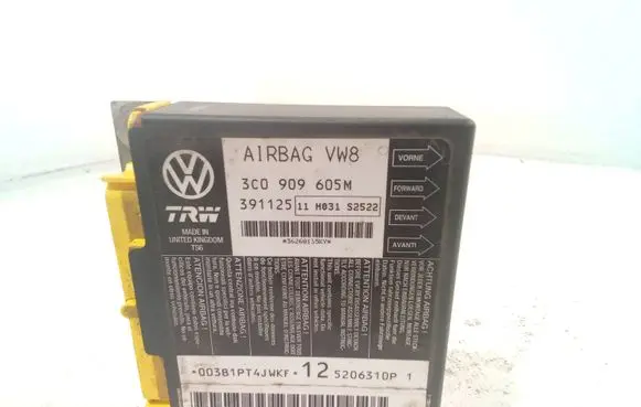Volkswagen PASSAT B6 Airbag control unit/module 3C0909605M 391125
