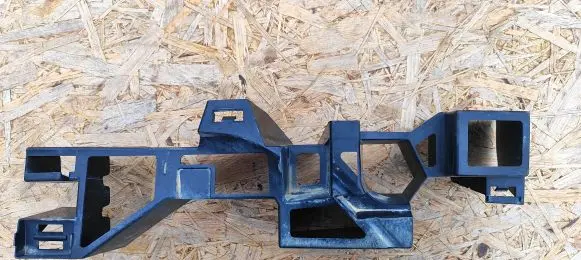 Rear bumper support beam