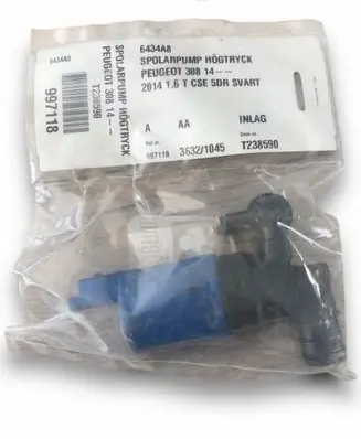Peugeot 308 Windscreen/windshield washer pump 6434A8