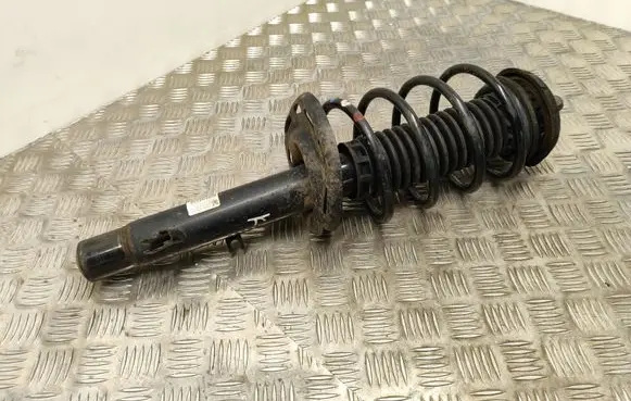 Front shock absorber with coil spring