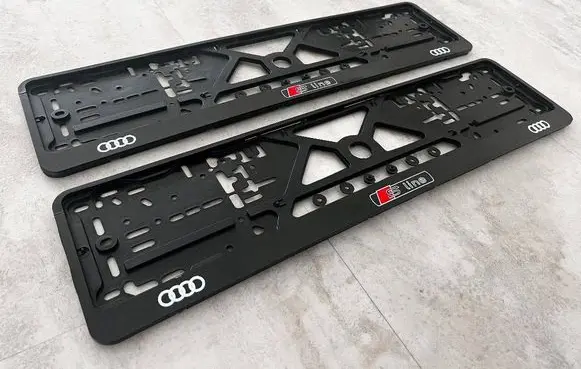 Audi A8 S8 D3 4E Number plate surrounds holder frame 