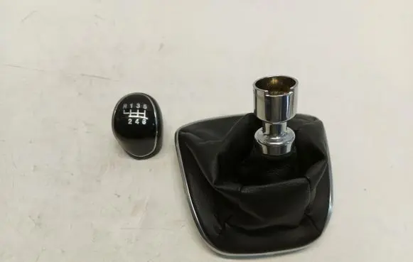 Gear lever shifter trim leather/knob