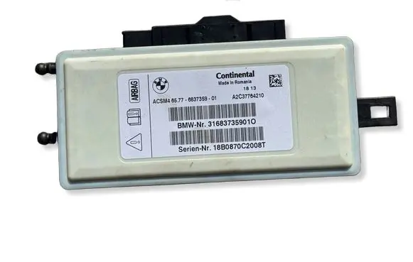 BMW 3 F30 F35 F31 Airbag control unit/module 3168373590