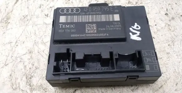 Audi A6 S6 C6 4F Door control unit/module 4F0959795E