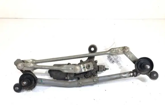 Front wiper linkage and motor