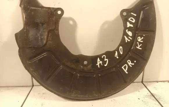 Audi A3 S3 A3 Sportback 8P Front brake disc dust cover plate 1K0611311F
