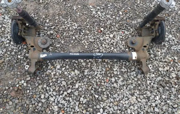 Rear axle beam