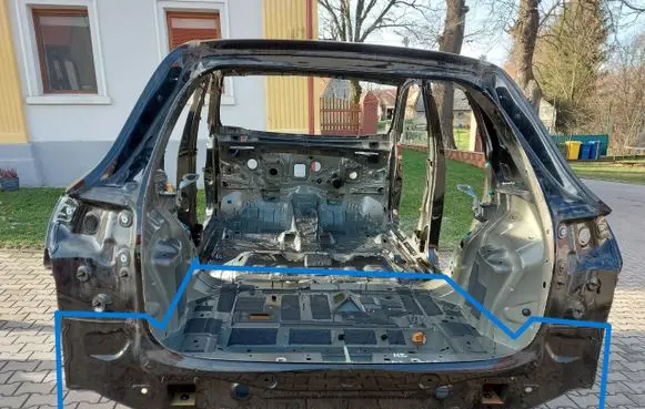 Mercedes-Benz EQA Trunk bottom trim panel 