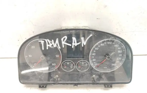 Volkswagen Touran I Speedometer (instrument cluster) 1T0920870G 110080218
