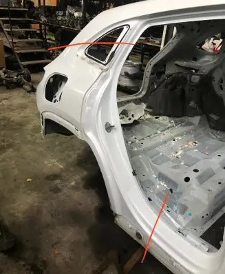 Mercedes-Benz EQA Rear quarter panel 