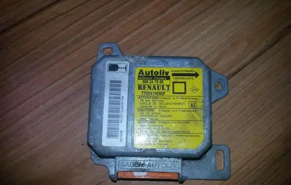 Renault Megane I Airbag control unit/module 7700414090f 550347500