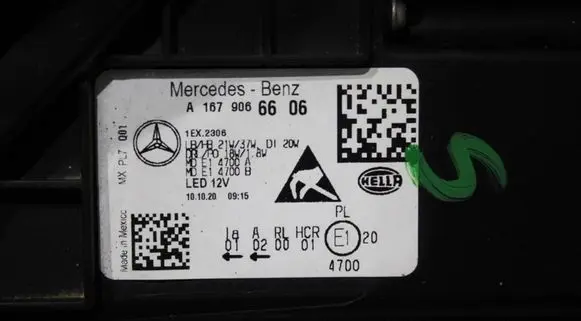 Mercedes-Benz GLE W167 Headlight/headlamp A1679066606 1EX2306