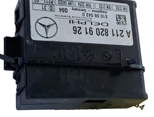 Mercedes-Benz SLK AMG R170 Engine ECU kit and lock set A2118209126