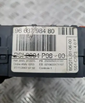 Citroen C4 I Fuse module 9663798480