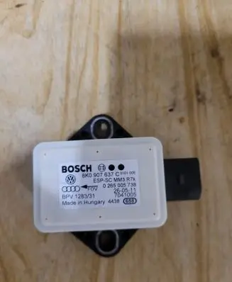 Audi Q5 SQ5 ESP acceleration yaw rate sensor 8K0907637C