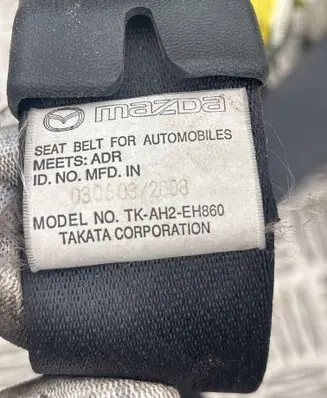 Mazda 6 Front seatbelt 0306032008