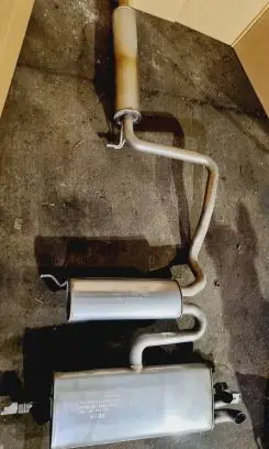 Skoda Karoq Muffler/silencer 5F4253609AD 5Q0253409G 5Q0253209GP