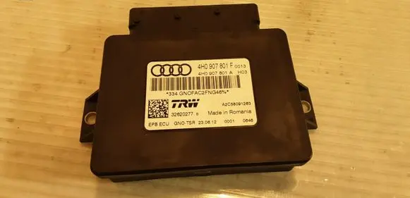Audi A7 S7 4G Hand brake control module 4H0907801F 4H0907801A A2C58091263